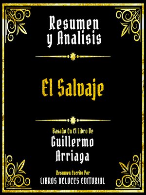 cover image of Resumen Y Analisis--El Salvaje
